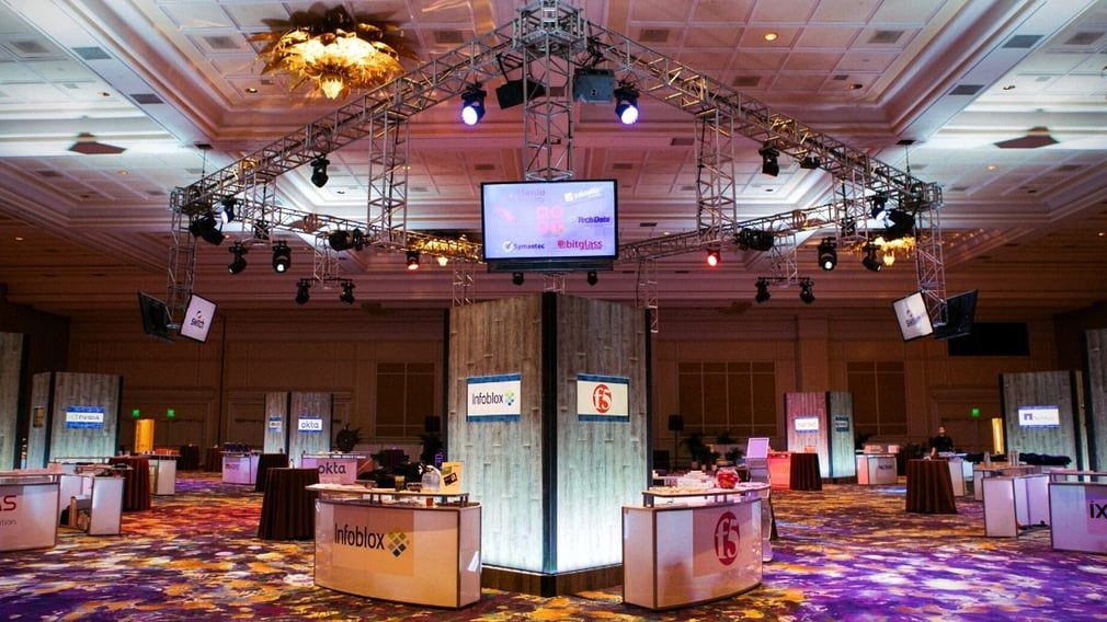 Small VIP Booth For Networking At Smaller Events Without An Exhibit Floor.